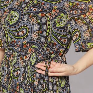 Annie Dress in Black Pastures - Image 7