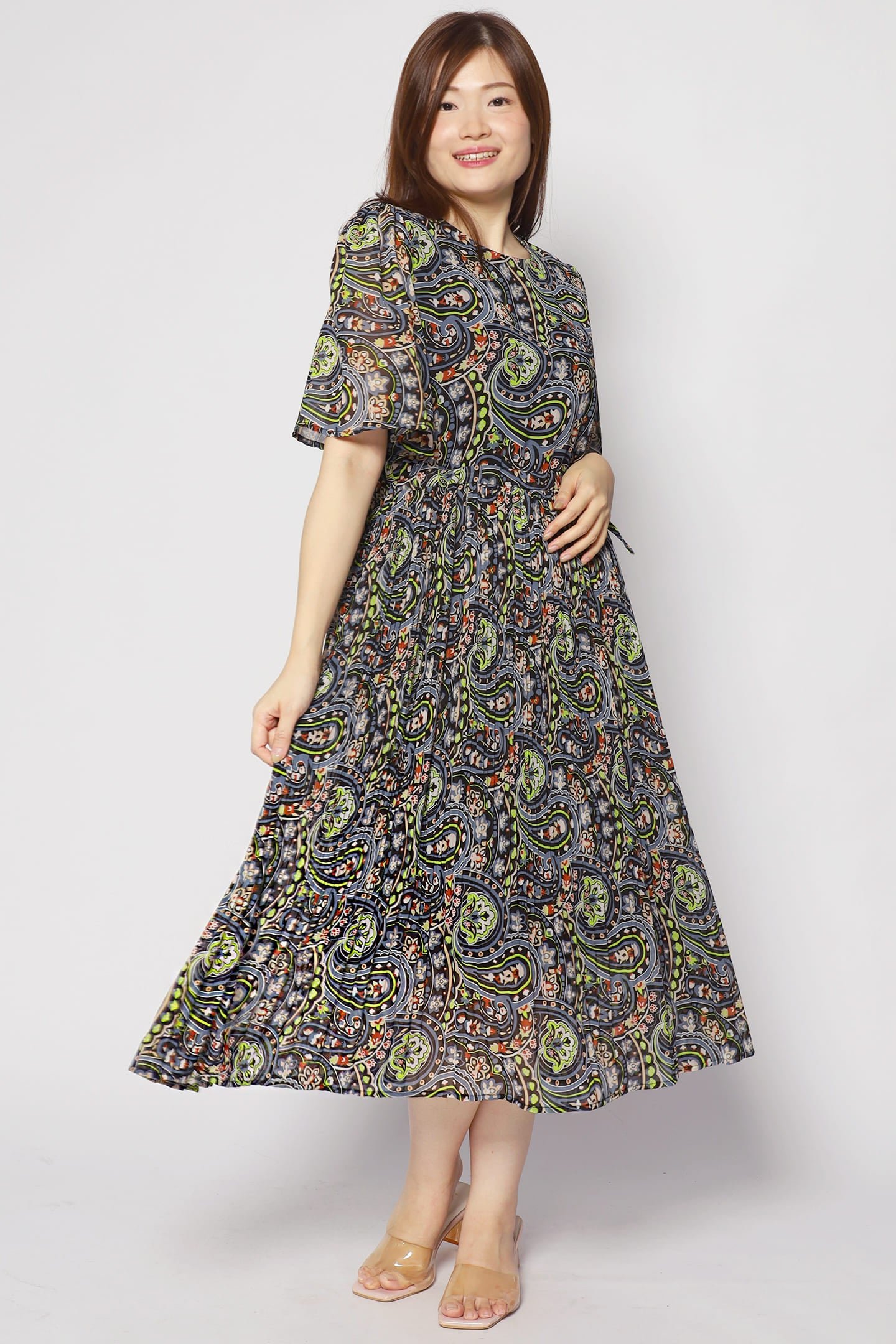 Annie Dress in Black Pastures - Image 1