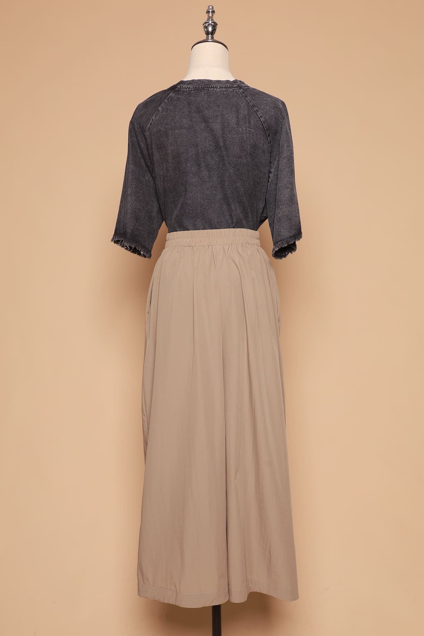 PO - Nellie Culottes in Khaki - Image 4