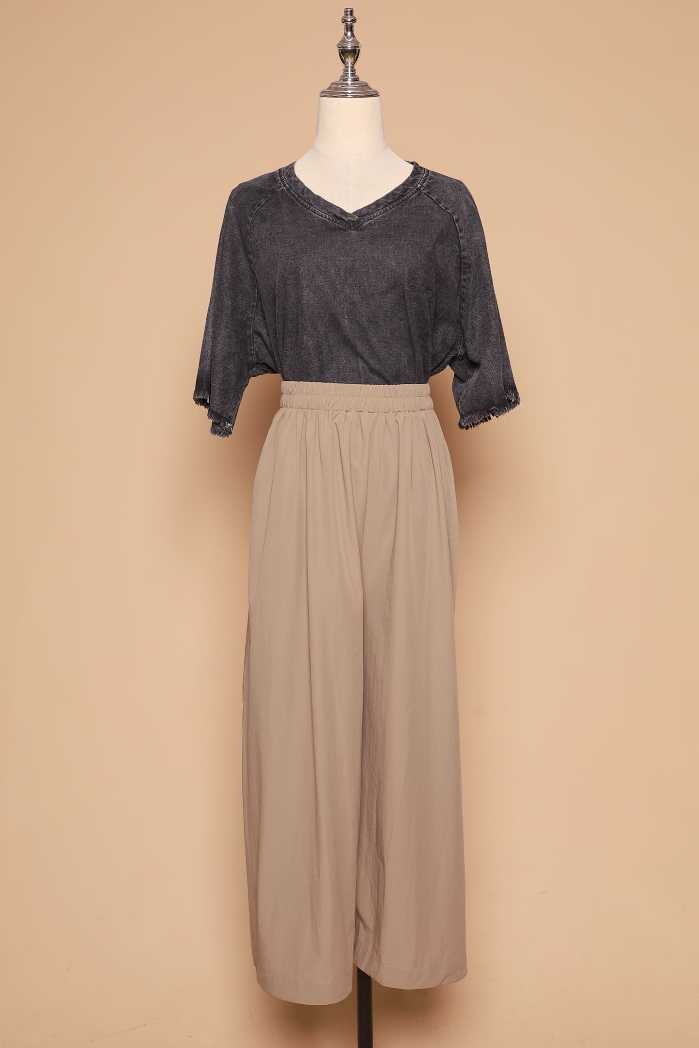 PO - Nellie Culottes in Khaki - Image 6