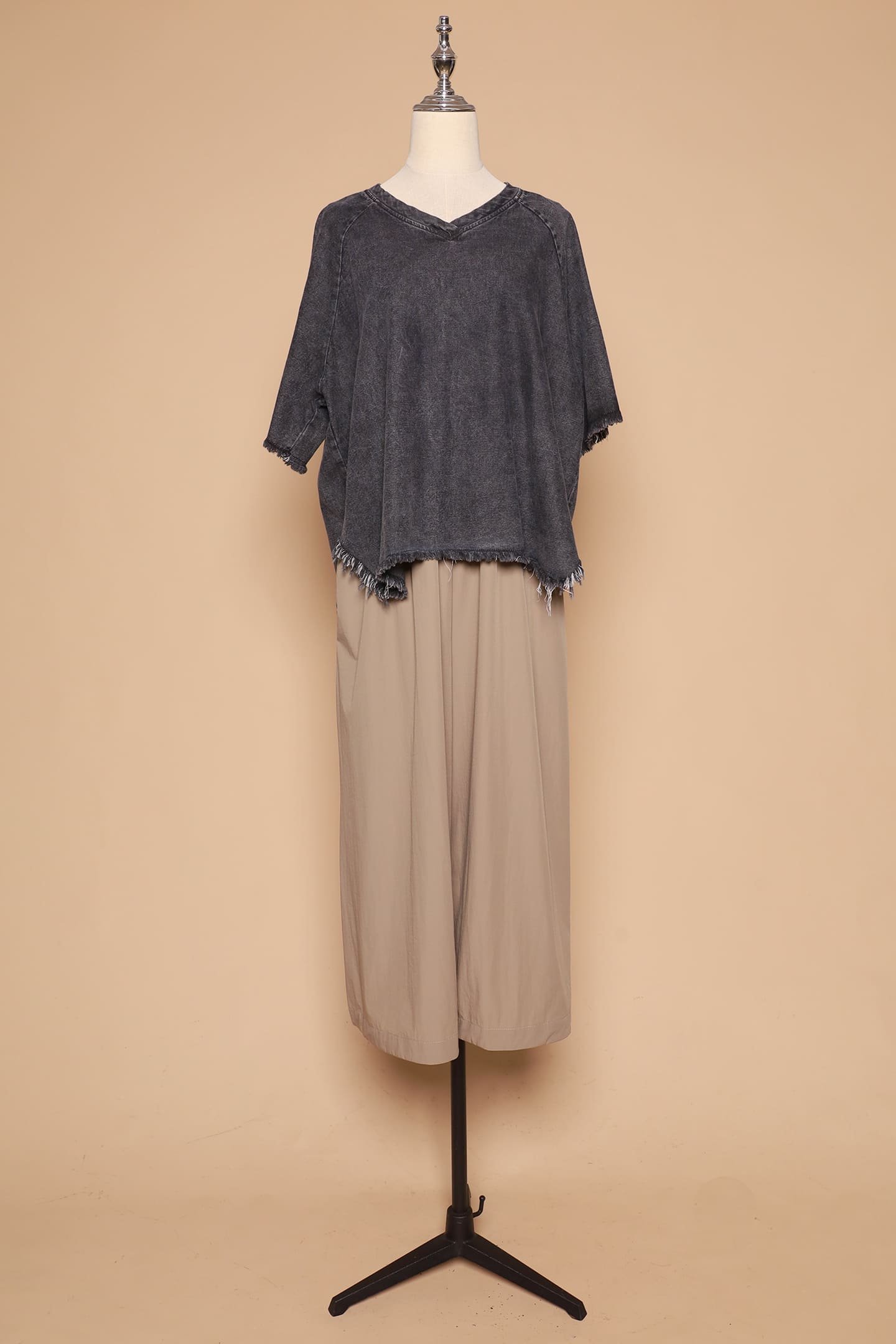 PO - Nellie Culottes in Khaki - Image 8