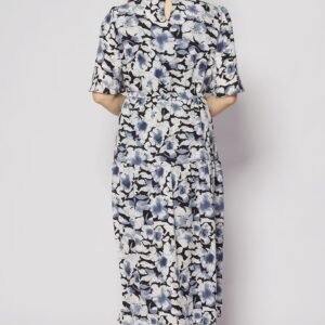 Astha Dress in Blue Floral - Image 5