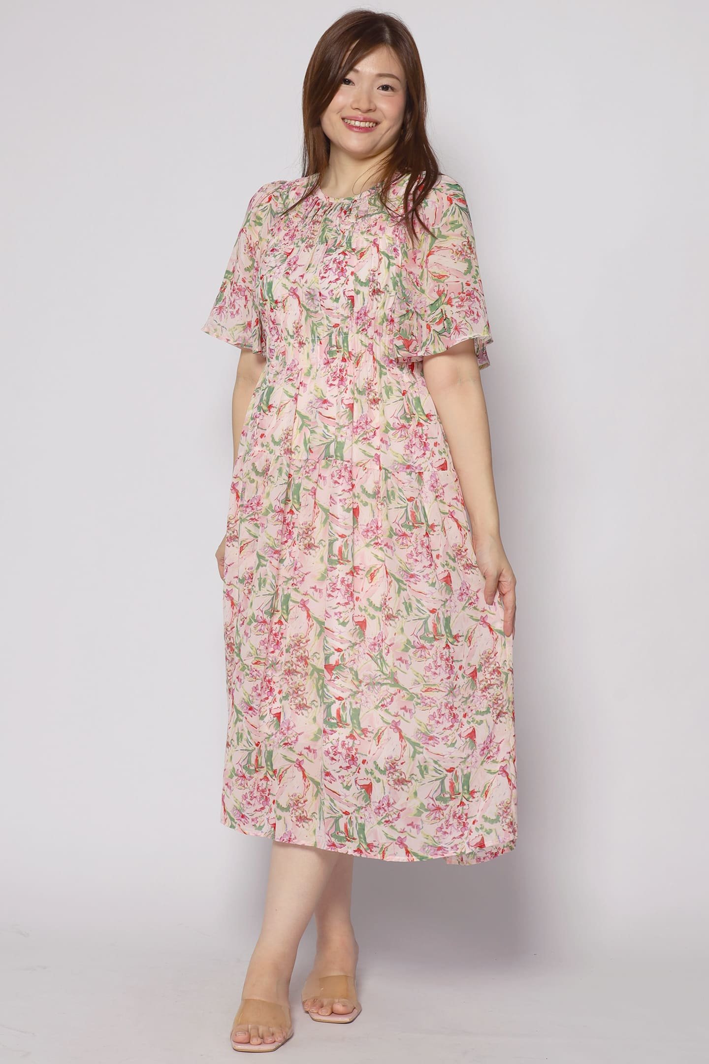 Astha Dress in Pink Dreams - Image 1