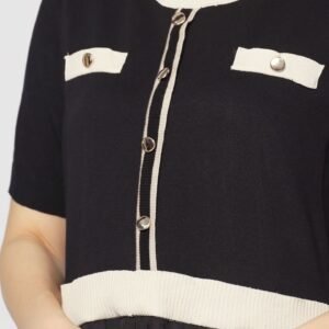Audrey Knit Dress in Black - Image 5