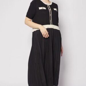Audrey Knit Dress in Black - Image 3