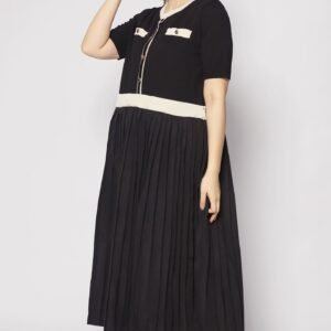 Audrey Knit Dress in Black - Image 6