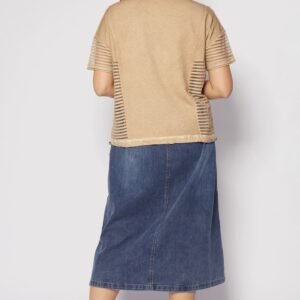 Briggs Netted Top in Brown - Image 8