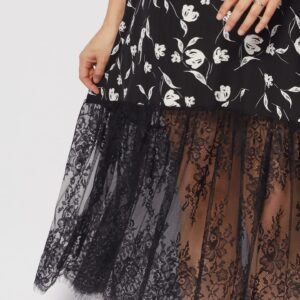 Calandra Floral Lace Dress - Image 9