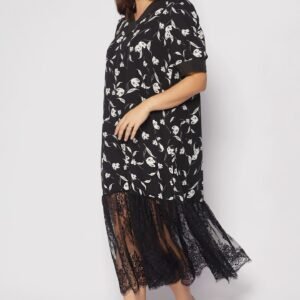 Calandra Floral Lace Dress - Image 3