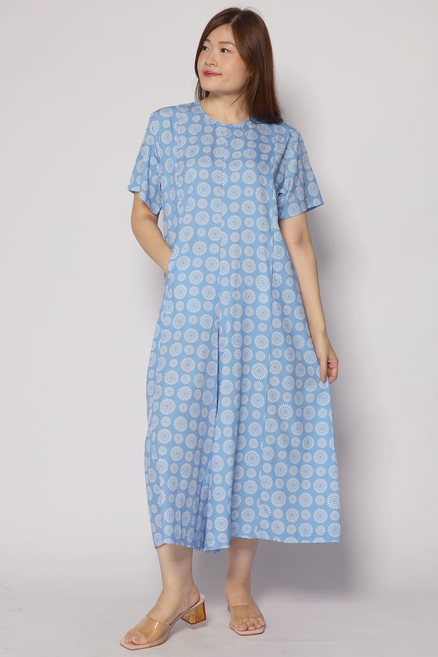 Celine Jumpsuit in Seamless Circles - Image 2