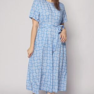 Celine Jumpsuit in Seamless Circles - Image 3
