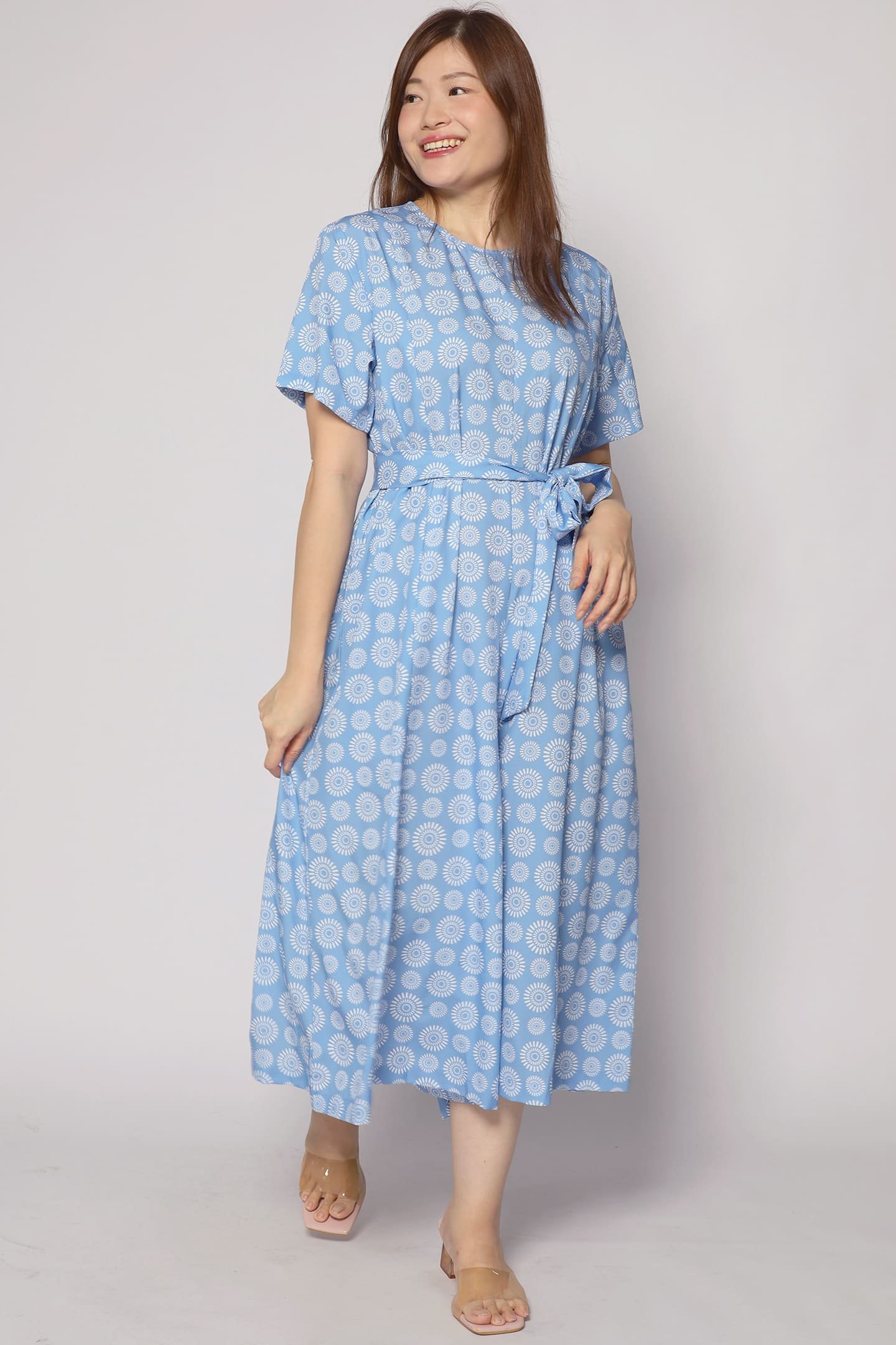 Celine Jumpsuit in Seamless Circles - Image 3