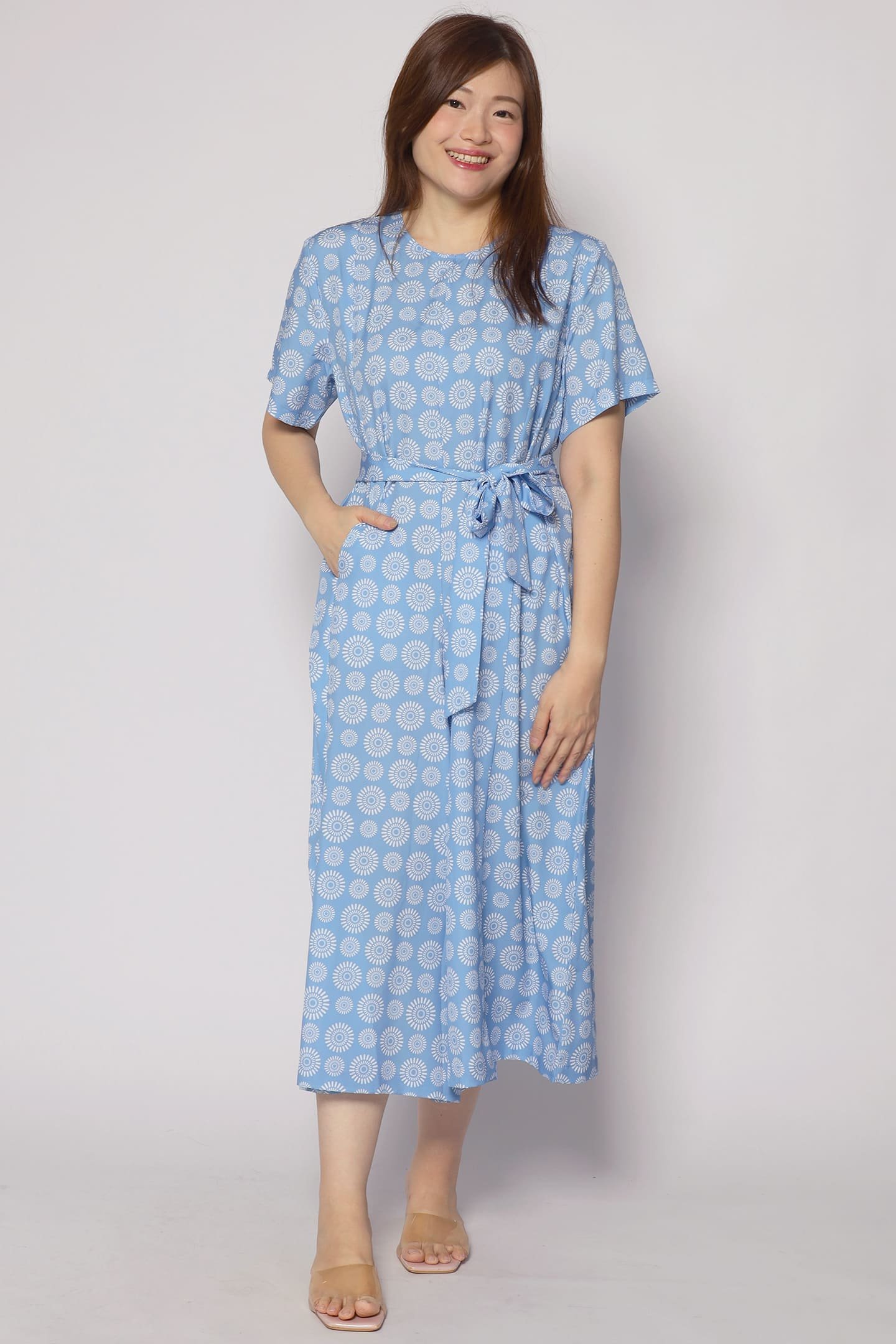 Celine Jumpsuit in Seamless Circles - Image 1