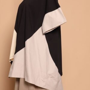 PO - Chun Colourblock Asymmetrical Top - Image 2