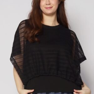 Dom Netted Top in Black - Image 2