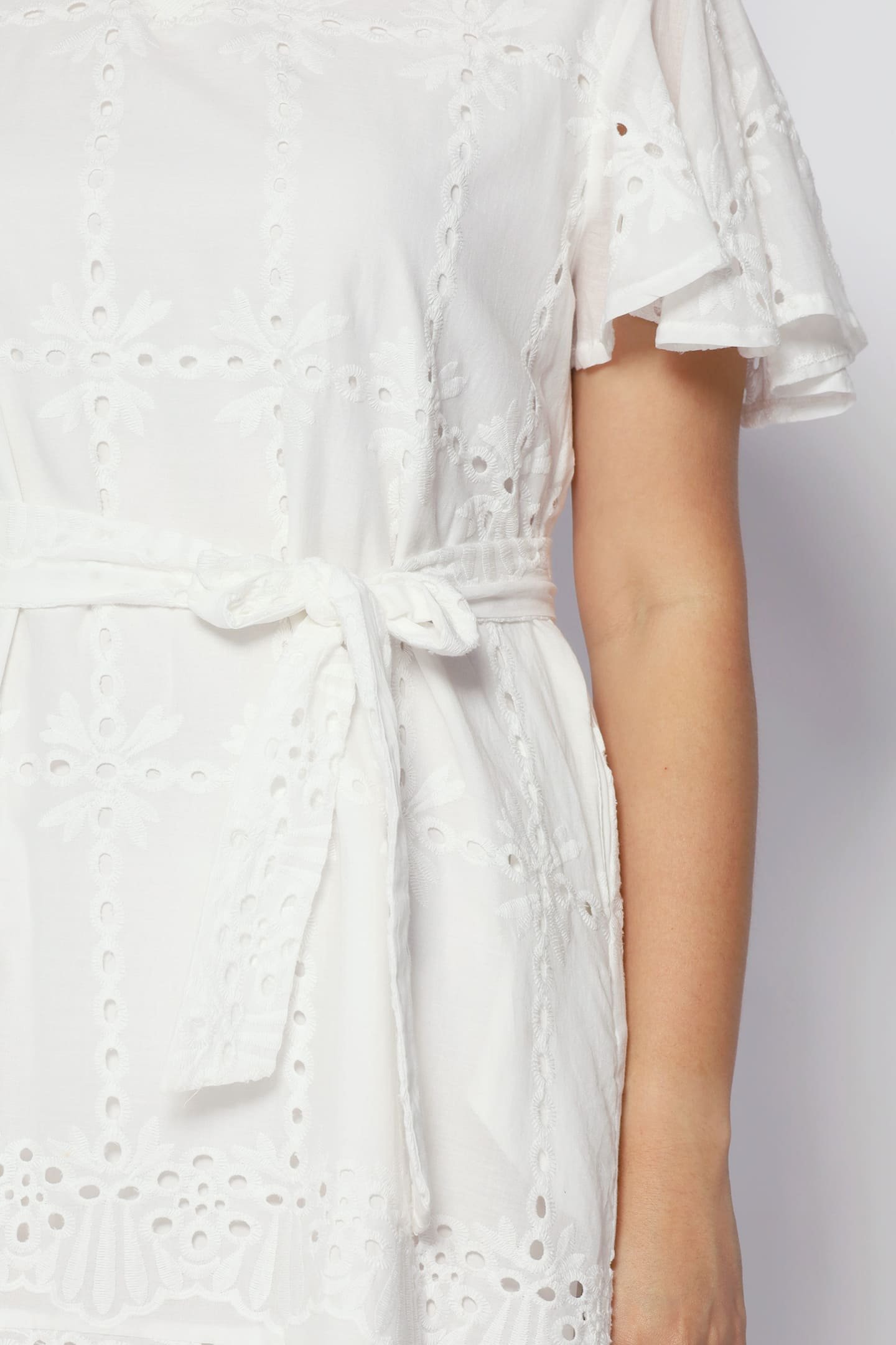 Ellie Eyelet Crochet Dress - Image 5