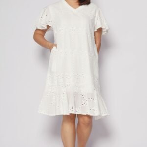 Ellie Eyelet Crochet Dress - Image 7