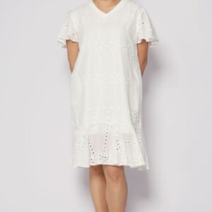 Ellie Eyelet Crochet Dress - Image 6