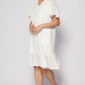 Ellie Eyelet Crochet Dress - Image 8