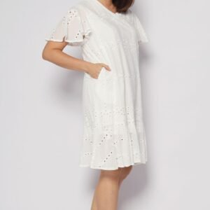 Ellie Eyelet Crochet Dress - Image 9