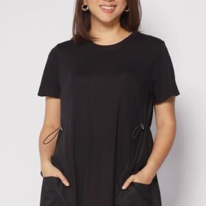 Ember Pocket Dress in Black - Image 8