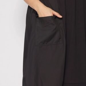 Ember Pocket Dress in Black - Image 10