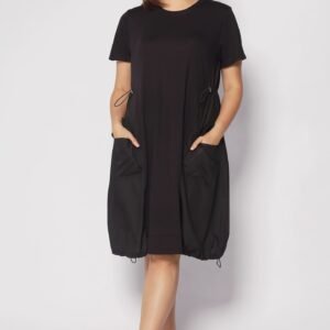 Ember Pocket Dress in Black - Image 1