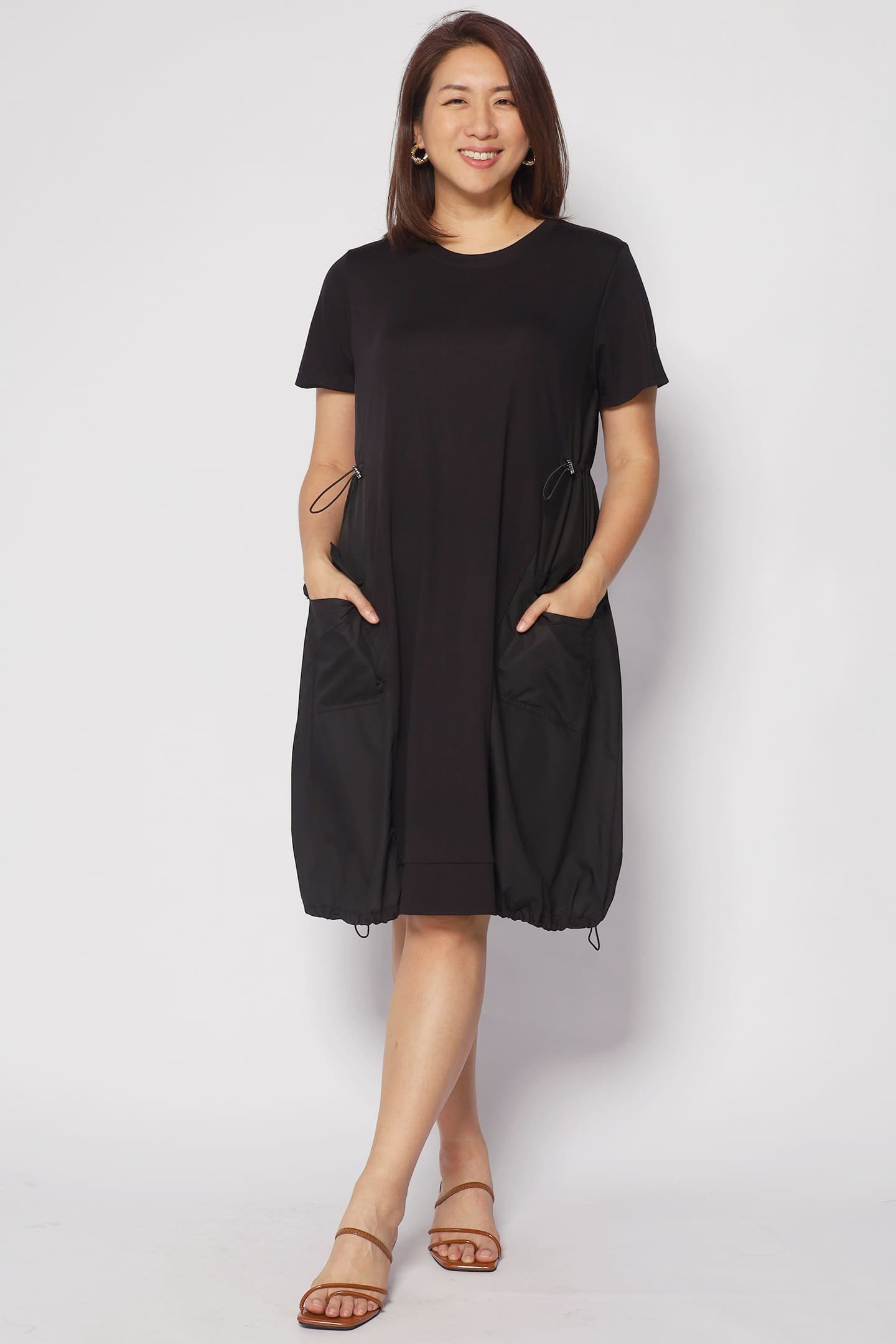 Ember Pocket Dress in Black - Image 1