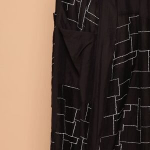 PO - Everly Squares Dress in Black - Image 6