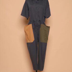 PO - Fernando Colourblock Jumpsuit in Blue - Image 6