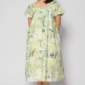 PO - Frankie Dress in Green Scenery - Image 7