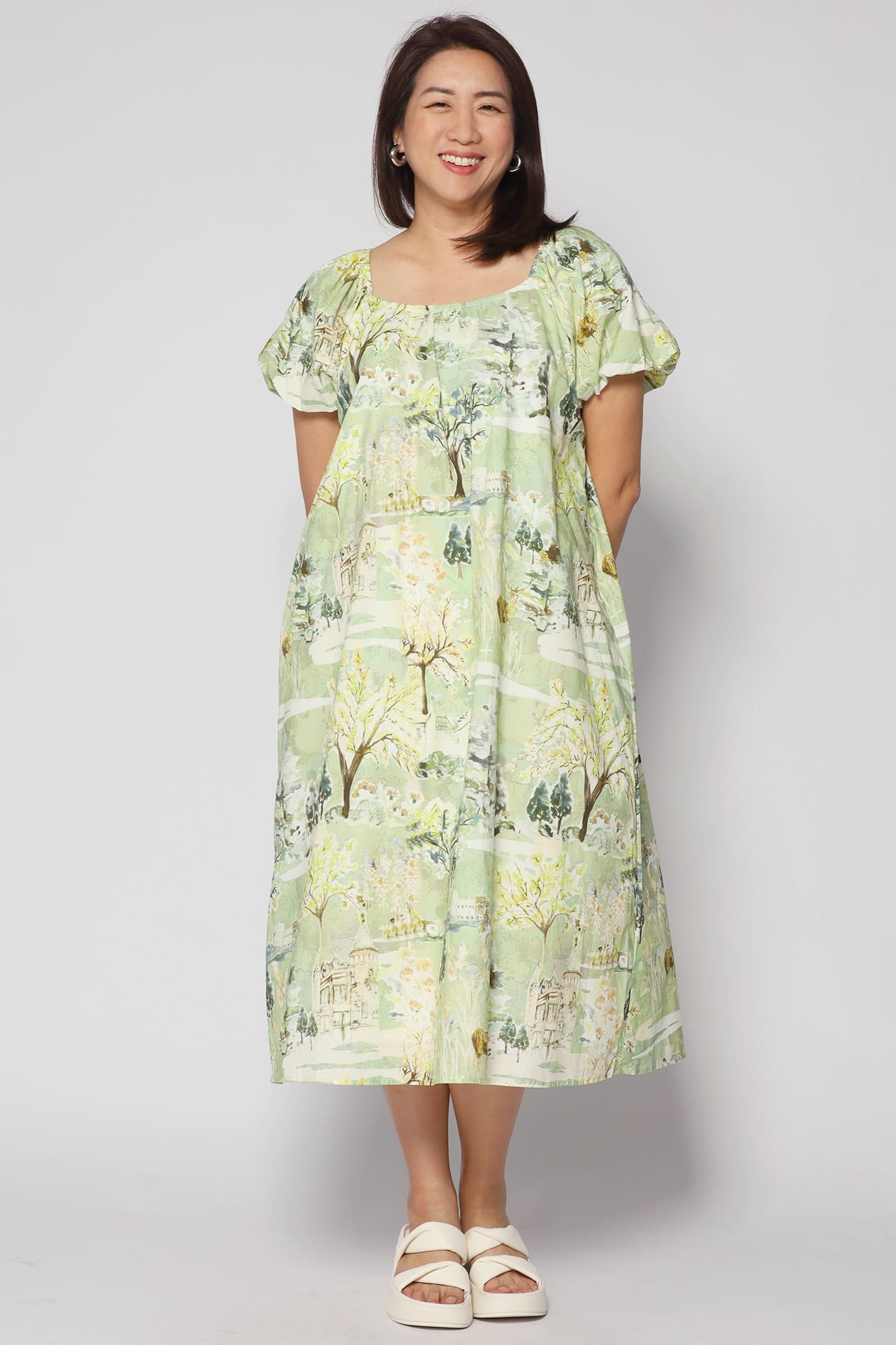 PO - Frankie Dress in Green Scenery - Image 7