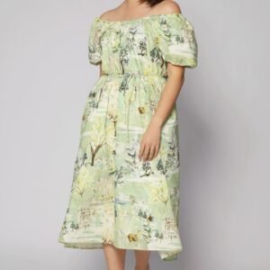 PO - Frankie Dress in Green Scenery - Image 1