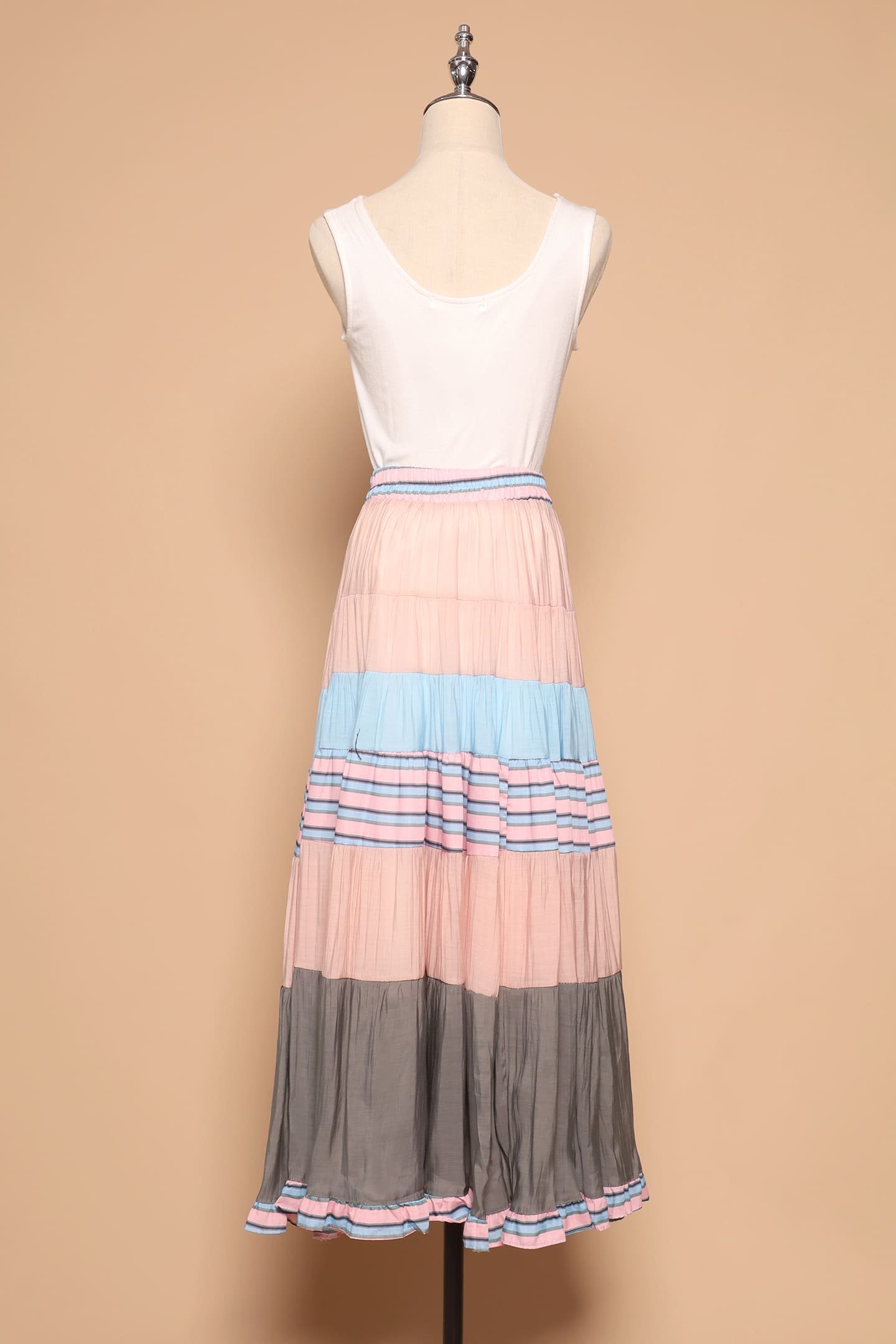 PO - Gabbie Colourblock Skirt in Blue - Image 5