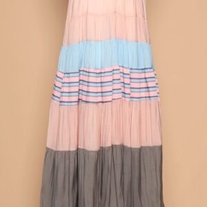 PO - Gabbie Colourblock Skirt in Blue - Image 3
