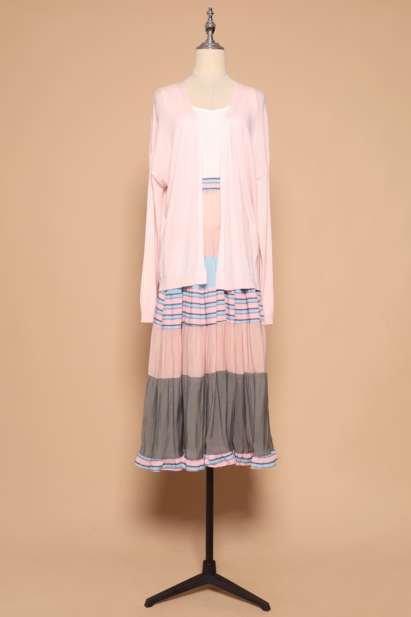 PO - Gabbie Colourblock Skirt in Blue - Image 7