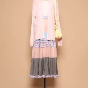 PO - Gabbie Colourblock Skirt in Blue - Image 8