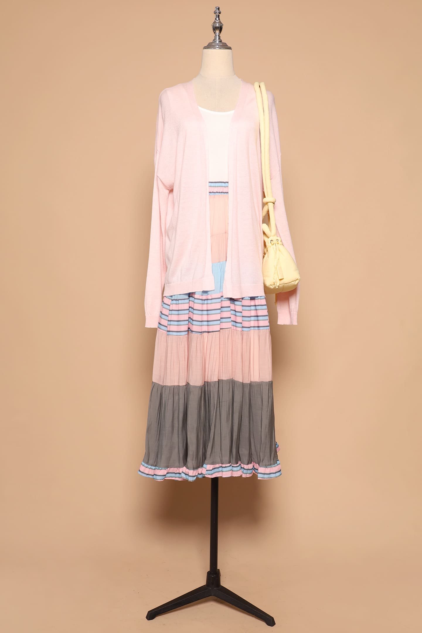 PO - Gabbie Colourblock Skirt in Blue - Image 8
