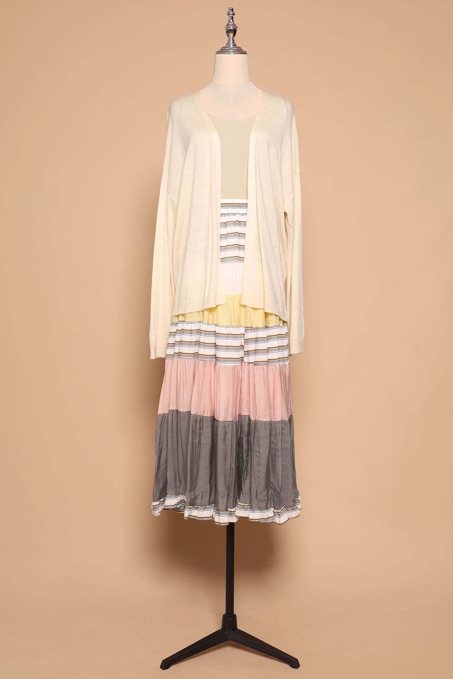 PO - Gabbie Colourblock Skirt in Yellow - Image 6