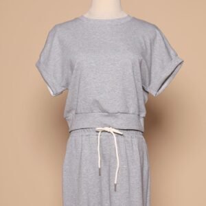 PO - Gel 2 in 1 Top and Skirt Set in Grey - Image 3