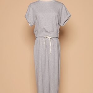 PO - Gel 2 in 1 Top and Skirt Set in Grey - Image 1
