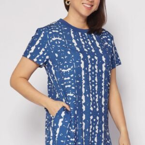 Gisele Dress in Blue Madrid - Image 11