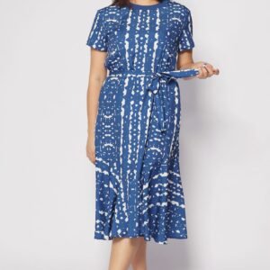 Gisele Dress in Blue Madrid - Image 6