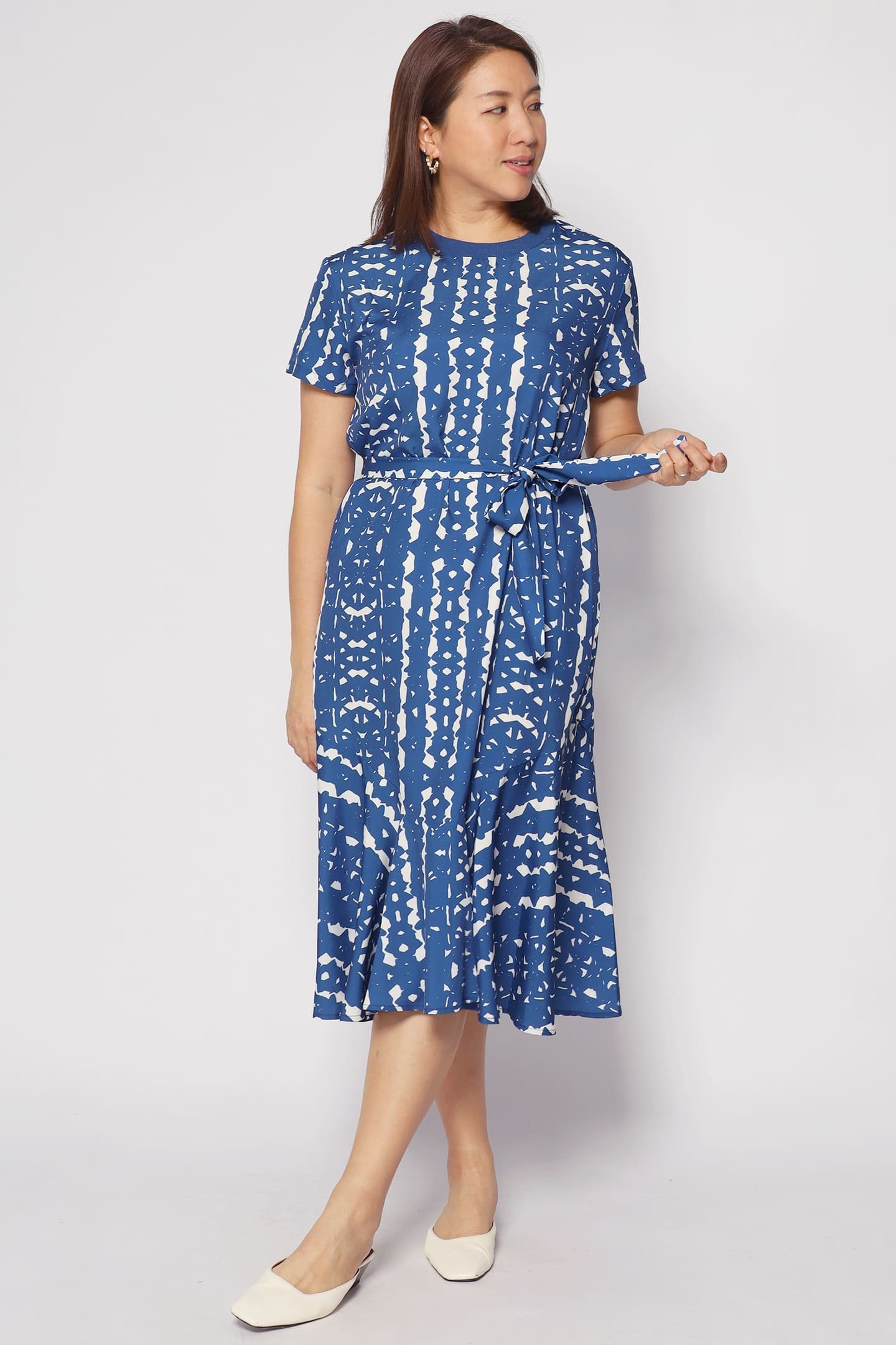 Gisele Dress in Blue Madrid - Image 6