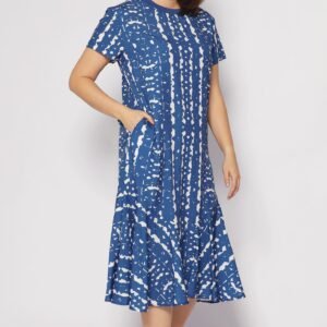 Gisele Dress in Blue Madrid - Image 9