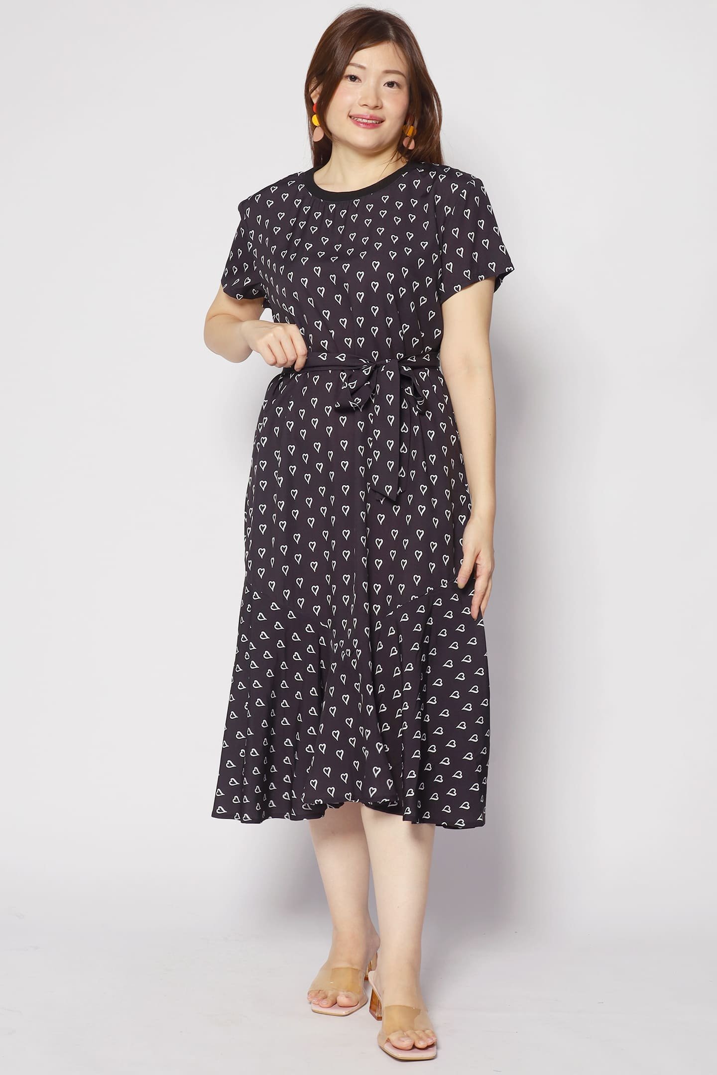 Gisele Dress in Tiny Hearts - Image 1