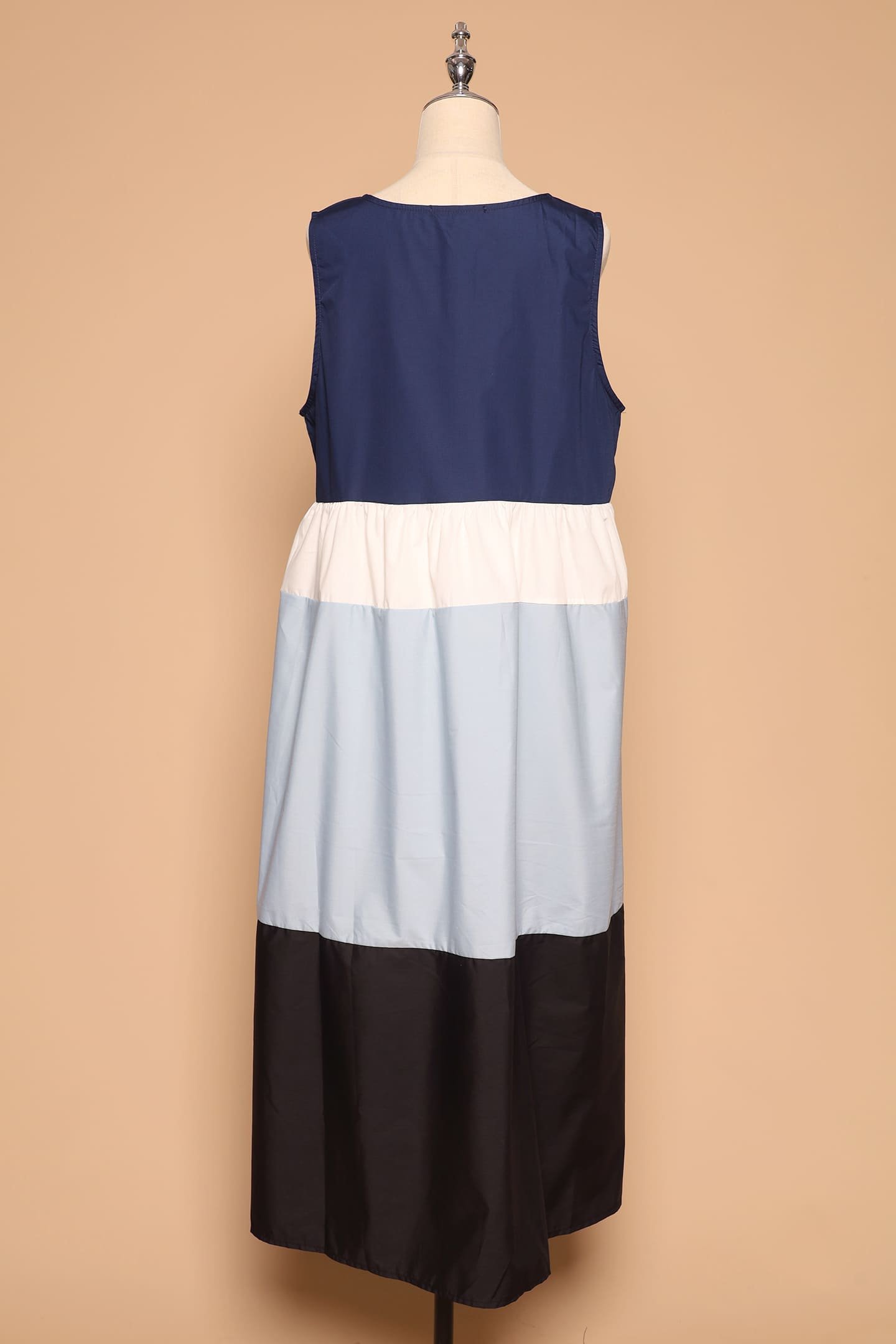 PO - Gracie Colourblock Dress in Blue - Image 4