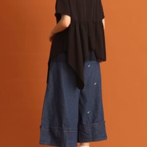 CHOSEN - Haelin Asymmetrical Top in Black - Image 8