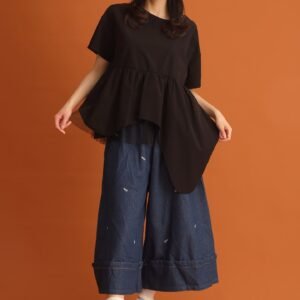 CHOSEN - Haelin Asymmetrical Top in Black - Image 5