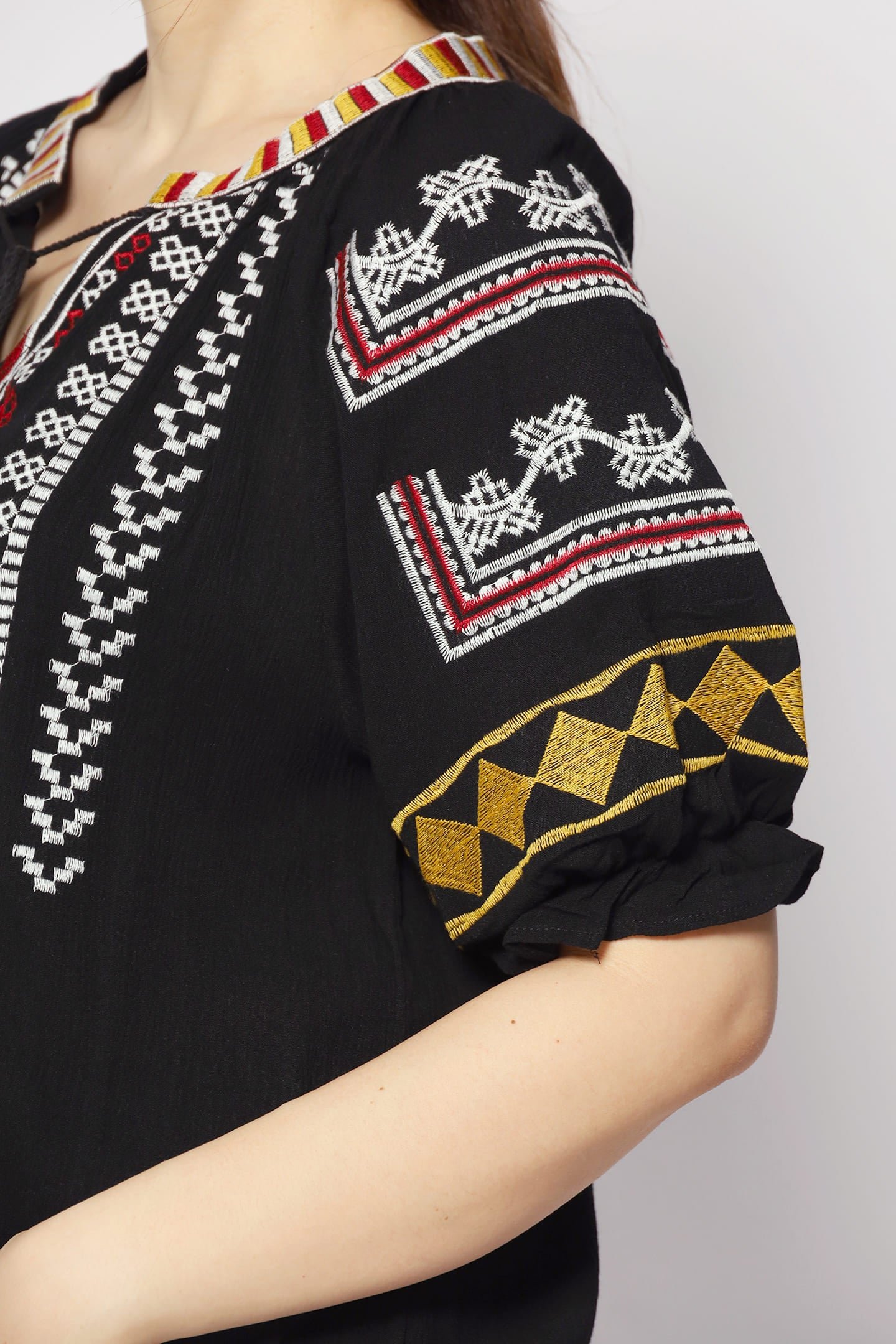Hallie Boho Embroidered Top - Image 8